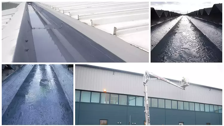 Industrial gutter cleaning Grays